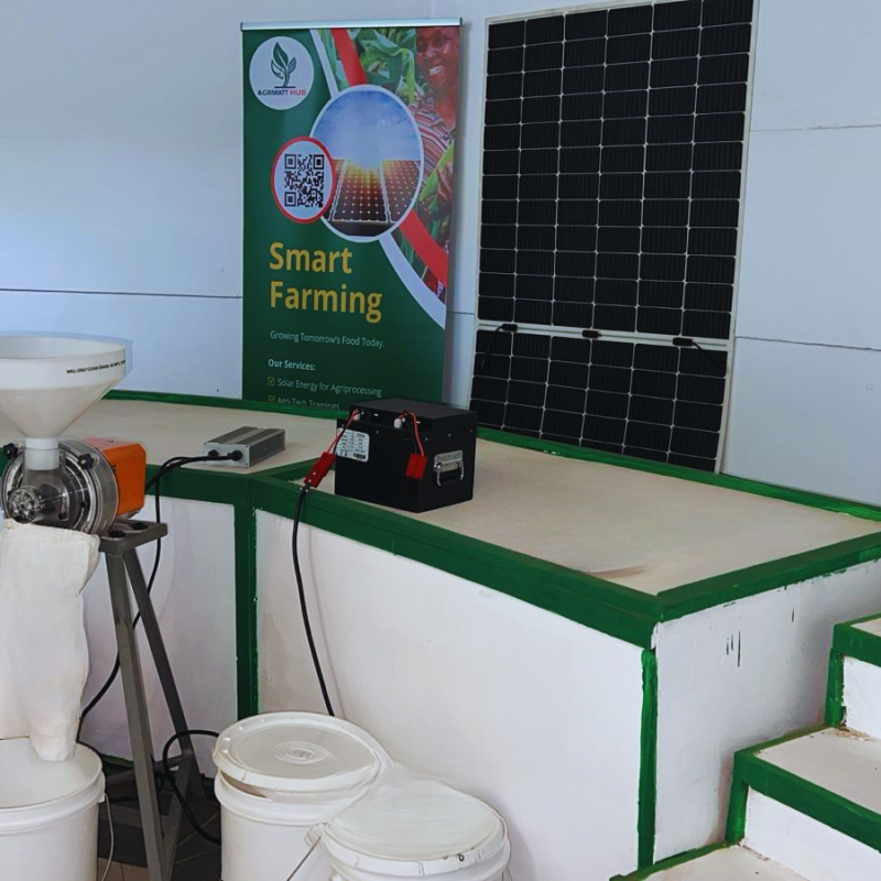 Solar-Powered Maize Milling Machine