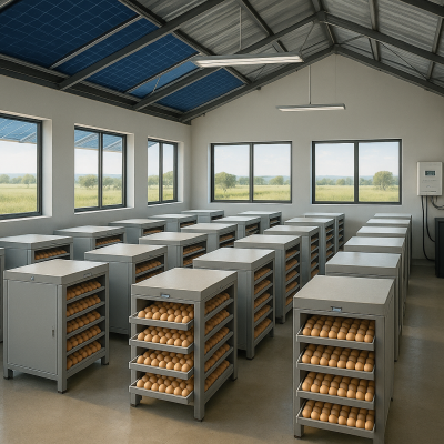 Solar Solution for Egg Incubators for 1000 Eggs
