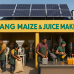 Solar Solution for Maize Milling and Juice Making.