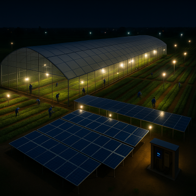 Solar for Green House Management