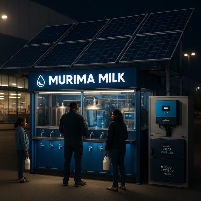 Solar Solution for a Milk ATM