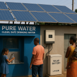 Solar Solution for Water Purifying and Water Vending Machine